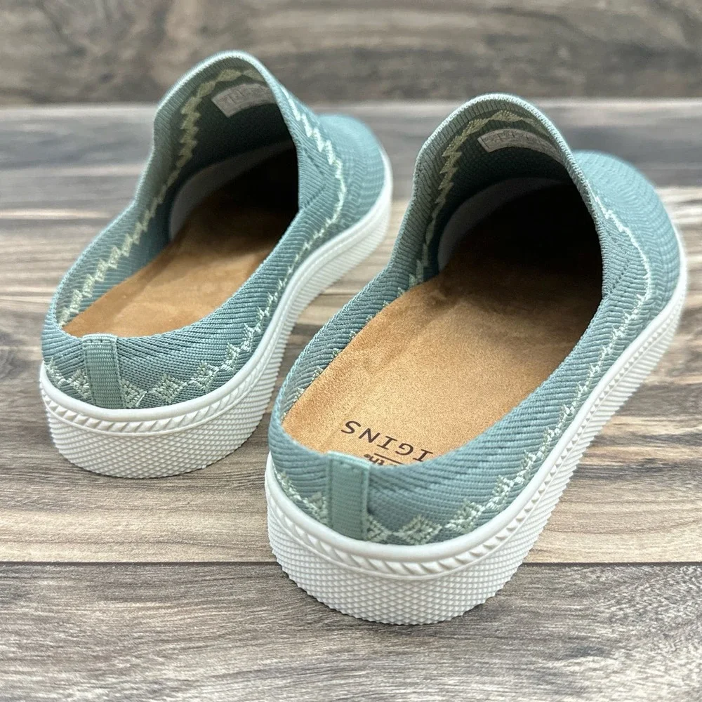 NIB Earth Origins Zilly 8 39 Slip On Comfort Casual Sneaker Mules Dusty Green - Picture 7 of 13